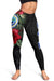 Federated States Of Micronesia Polynesian Leggings - Hibiscus Coat of Arms - Polynesian Pride