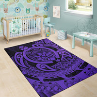 Hawaii Polynesian Turtle Rug - Purple - Polynesian Pride