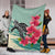 Hawaii Premium Blanket - Hawaii Turtles With Plumeria Classic Premium Blanket - Polynesian Pride