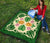 Hawaiian Pineapple Hibiscus Pattern Premium Quilt - Burgundy - Argu Style - AH - Polynesian Pride
