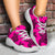 Polynesian Turtle Palm And Sea Pebbles Pink Chunky Sneakers - Polynesian Pride