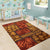 Polynesian Area Rug - Elements Fabric Patchwork Wallpaper - Polynesian Pride