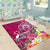 Samoa Area Rug - Turtle Plumeria (Pink) - Polynesian Pride