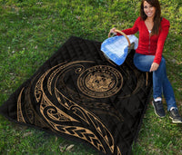 Hawaii Premium Quilt - Gold - Frida Style - Polynesian Pride