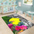 Palau Area Rug - Turtle Plumeria Banana Leaf - Polynesian Pride