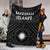 Marshall Premium Blanket - Marshall Seal With Polynesian Tattoo Style ( Black) - Polynesian Pride