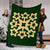 Hawaiian Premium Blanket Royal Pattern - Green - A1 Style - Polynesian Pride