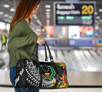 Pohnpei State Travel Bag - Custom Personalised Seal Spiral Polynesian Patterns - Polynesian Pride