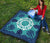 Hawaiian Turtle Coconut Pattern Premium Quilt - Indigo - Argu Style - AH - Polynesian Pride