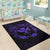 Hawaii Kanaka Turtle Hibiscus Polynesian Rug - Anthea Style Purple - Polynesian Pride