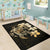 Hibiscus Plumeria Mix Polynesian Turtle Area Rug AH - Polynesian Pride