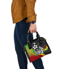 Pohnpei Micronesia Shoulder Handbag Reggae - Turtle With Hook - Polynesian Pride