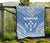 Kosrae Premium Quilt - Kosrae Flag Polynesian Chief Bluecs Version - Polynesian Pride