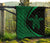 Hawaii Turtle Polynesian Green Premium Quilt - Circle Style - Polynesian Pride