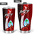 Guam Polynesian Custom Personalised Tumbler - Coat Of Arm With Hibiscus - Polynesian Pride