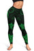 Cook Islands Women's Leggings - Green Tentacle Turtle - Polynesian Pride