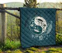 Turtle Yinyang Premium Quilt - Polynesian Pride