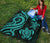 Wallis and Futuna Premium Quilt - Turquoise Tentacle Turtle - Polynesian Pride