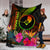 YAP Polynesian Personalised Premium Blanket - Hibiscus and Banana Leaves - Polynesian Pride