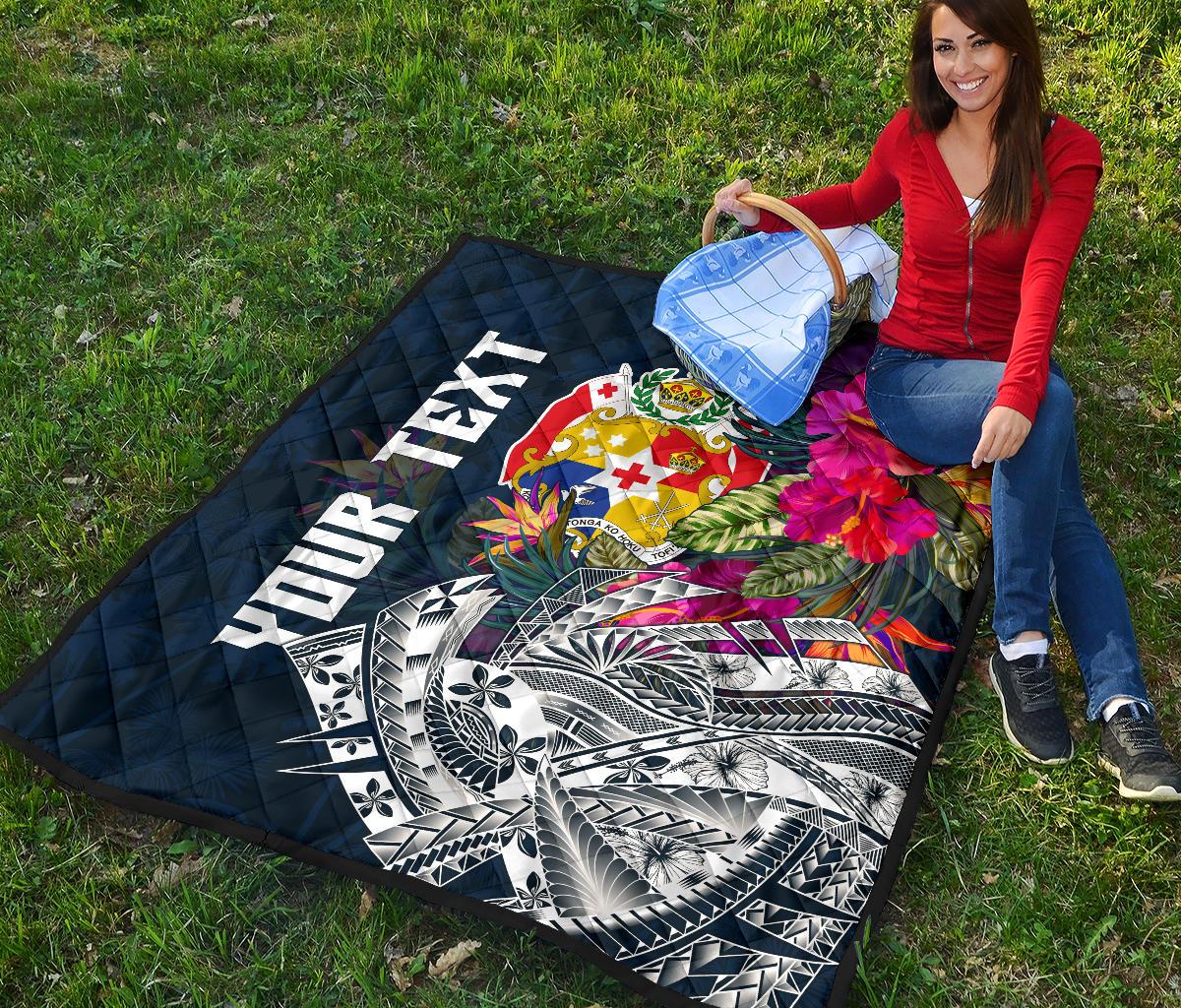 Tonga Custom Personalised Premium Quilt - Summer Vibes - Polynesian Pride
