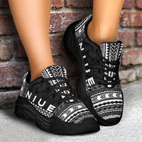 Niue Chunky Sneakers - Polynesian Chief Black Version - Polynesian Pride