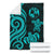 Tonga Polynesian Premium Blanket - Turquoise Tentacle Turtle - Polynesian Pride