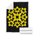 Hawaiian Premium Blanket Royal Pattern - Black And Yellow - A1 Style - Polynesian Pride