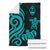 Guam Polynesian Premium Blanket - Turquoise Tentacle Turtle - Polynesian Pride