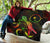 Chuuk Polynesian Premium Quilt - Turtle With Blooming Hibiscus reggae - Polynesian Pride