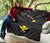 Hawaii Premium Quilt - Hawaii Kanaka Maoli And Map ( Black) - Polynesian Pride