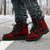 French Polynesia Leather Boots - Polynesian Red Chief Version - Polynesian Pride