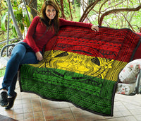 Hawaii Polynesian Pele Kanaka Premium Quilt - Polynesian Pride