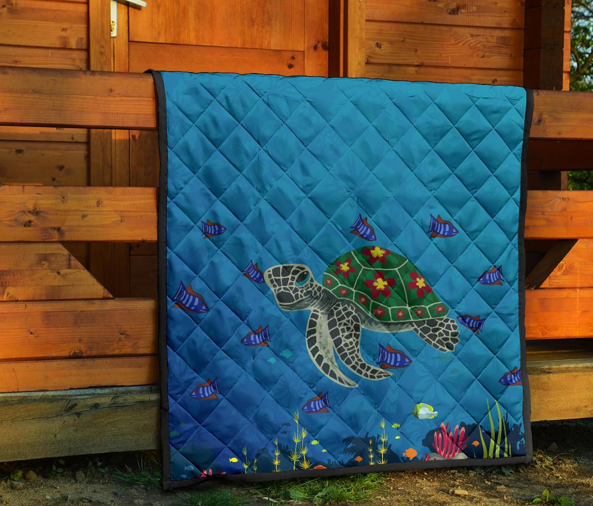 Hawaii Ocean Premium Quilt - Polynesian Pride