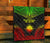 Marshall Islands Premium Quilt - Marshall Islands Flag Polynesian Chief Reggae Version - Polynesian Pride