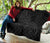 Hawaii Map Turtle Hibiscus Divise Gray Polynesian Premium Quilt - Polynesian Pride