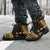 Northern Mariana Islands Leather Boots - Polynesian Gold Chief Version - Polynesian Pride