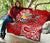 Tonga Premium Quilt - Red Shark Polynesian Tattoo - Polynesian Pride