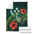 Kosrae Polynesian Premium Blanket - Green Turtle Hibiscus - Polynesian Pride