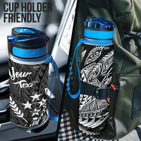 Kosrae State Custom Personalised Hydro Tracking Bottle - Wings Style - Polynesian Pride
