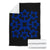 Hawaiian Premium Blanket Royal Pattern - Black And Blue - A1 Style - Polynesian Pride