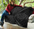 Hawaii Turtle Map Polynesian Premium Quilt - Gray - Circle Style - Polynesian Pride