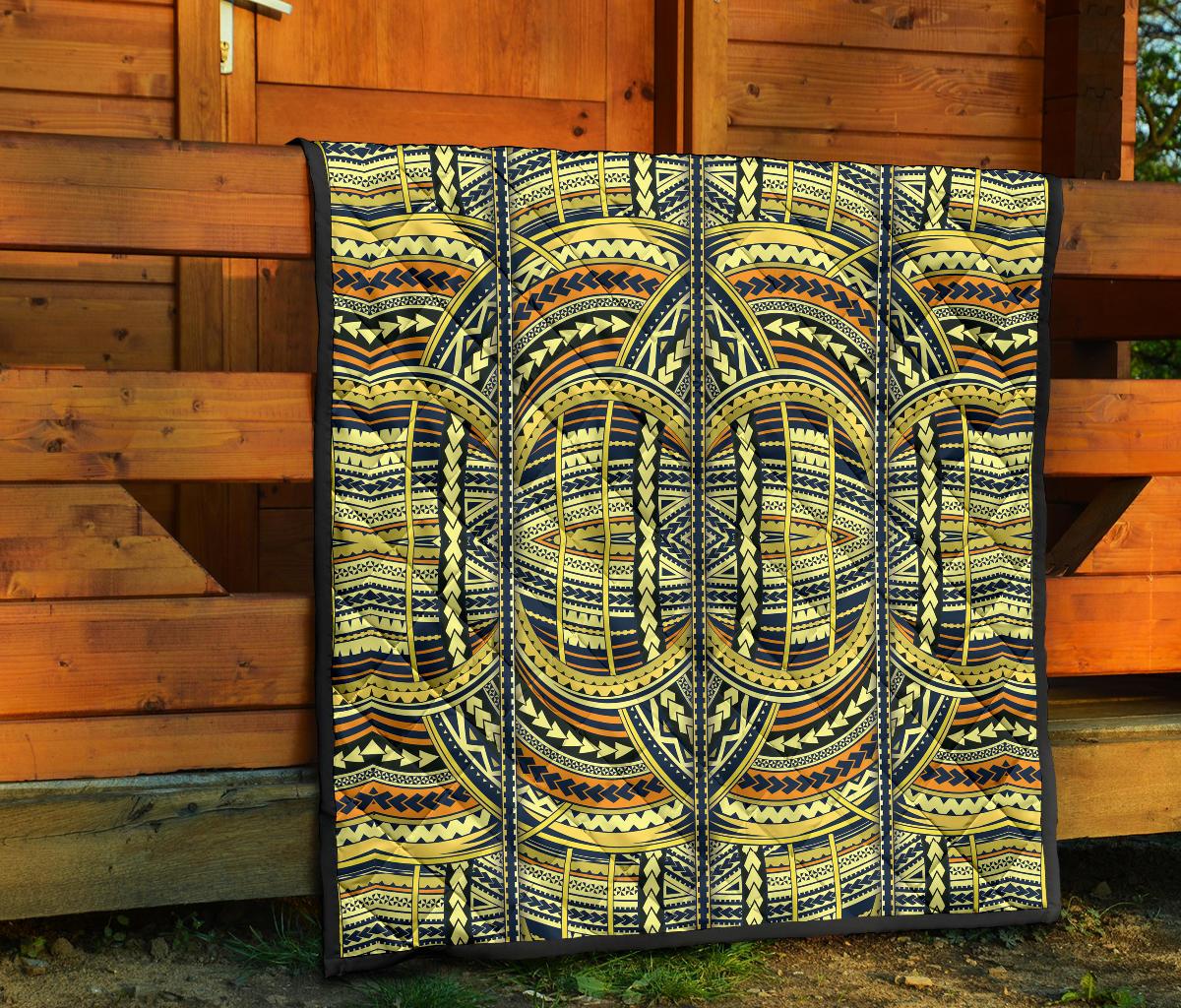 Polynesian Premium Quilt Yellow - Polynesian Pride
