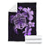 Hawaiian Kanaka Hibiscus Plumeria Mix Polynesian Turtle Premium Blanket Violet AH - Polynesian Pride