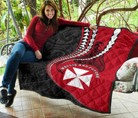 Wallis And Futuna Premium Quilt Kanaloa Tatau Gen WF - Polynesian Pride