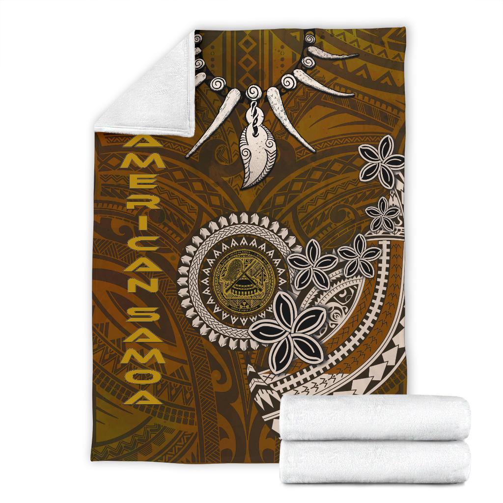 American Samoa Premium Blankets - Polynesian Boar Tusk - Polynesian Pride