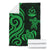 Vanuatu Premium Blanket - Green Tentacle Turtle - Polynesian Pride