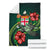 Fiji Polynesian Premium Blanket - Green Turtle Hibiscus - Polynesian Pride