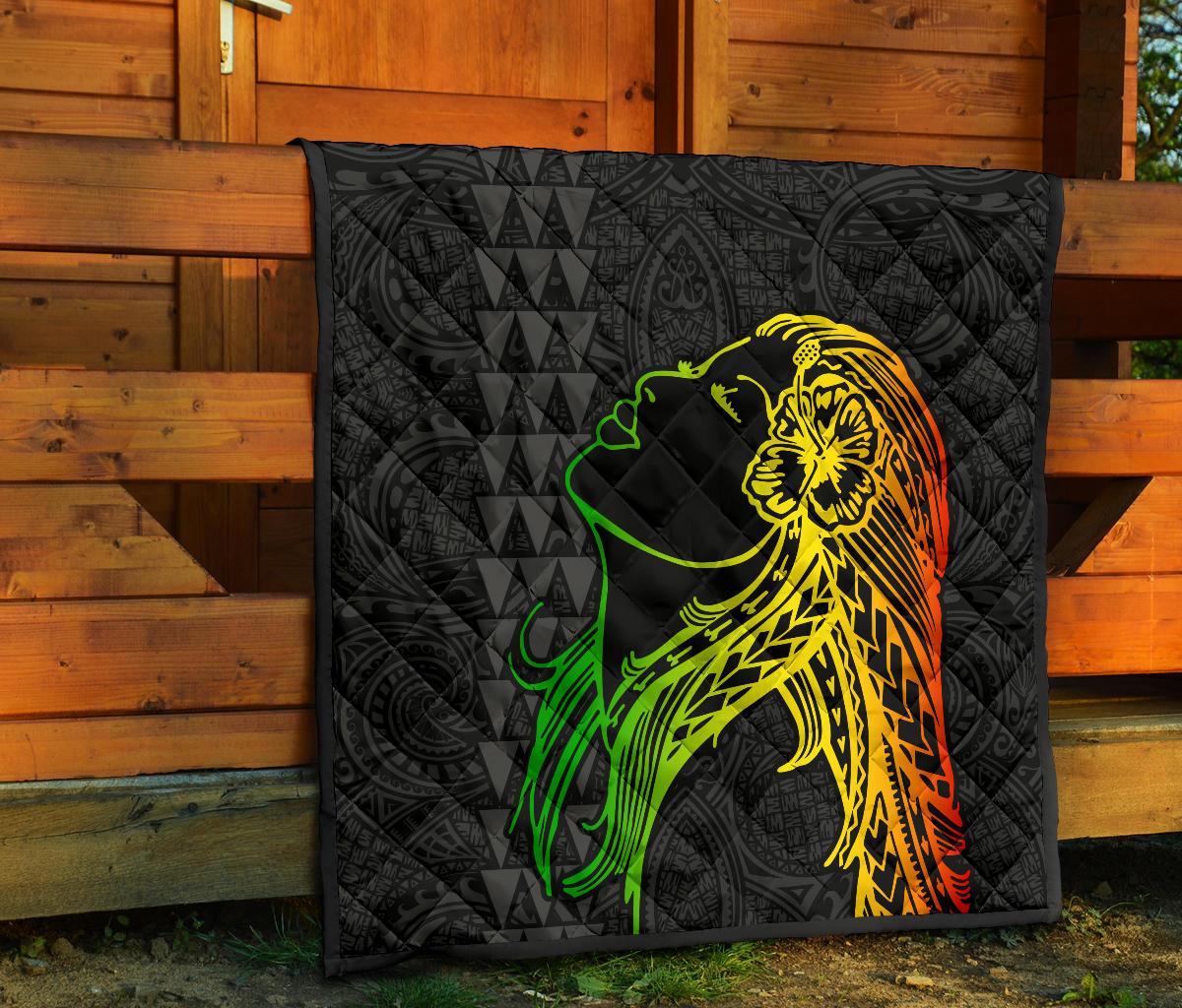 Hula Girl Premium Quilt - Polynesian Pride