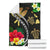 Hawaii Map Turtle Hibiscus Plumeria Polynesian - Premium Blanket AH - Polynesian Pride