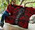 Palau Premium Quilt - Palau Seal Polynesian Red Tattoo - Polynesian Pride